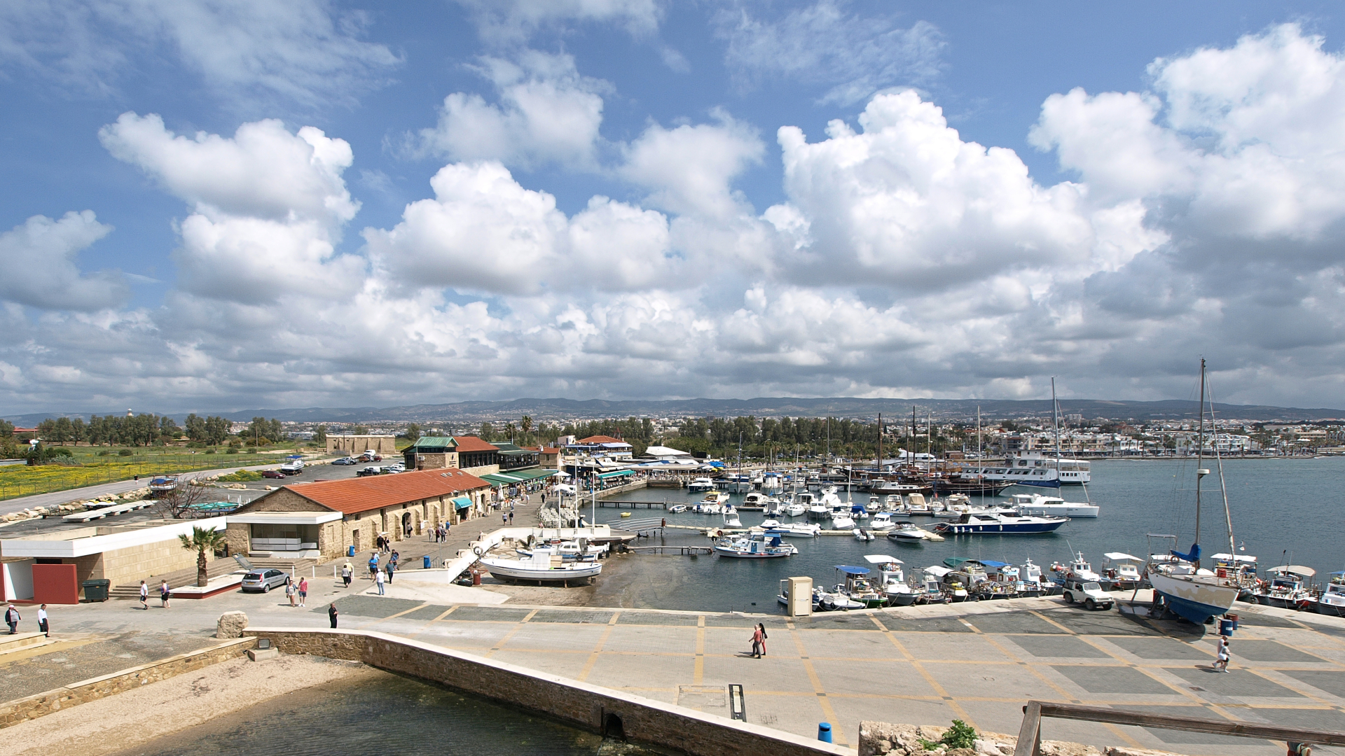 prístav v Kato Paphos (dolný Paphos)