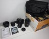Canon EOS 2000D, set 18-55 mm, 50 mm, 90 mm macro