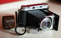 voigtländer bessa II s objektívom Color Heliar 105/3.5