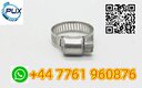 Custom size letter hose clamp