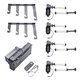 Basic set B-4W Motor, uchytenie role pozadia, sada 4 páry, Terronic