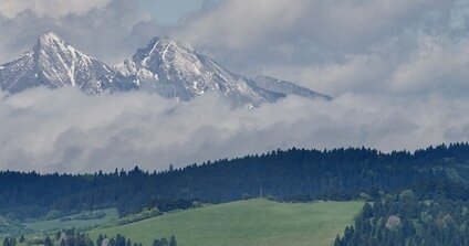 Tatry zo Starej Ľubovne.