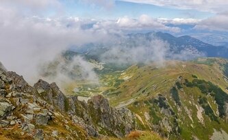Nízke Tatry cez oblaky