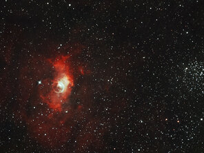 Bublina (NGC 7635) aM52.