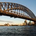 Zapad slnka nad Harbour Bridge