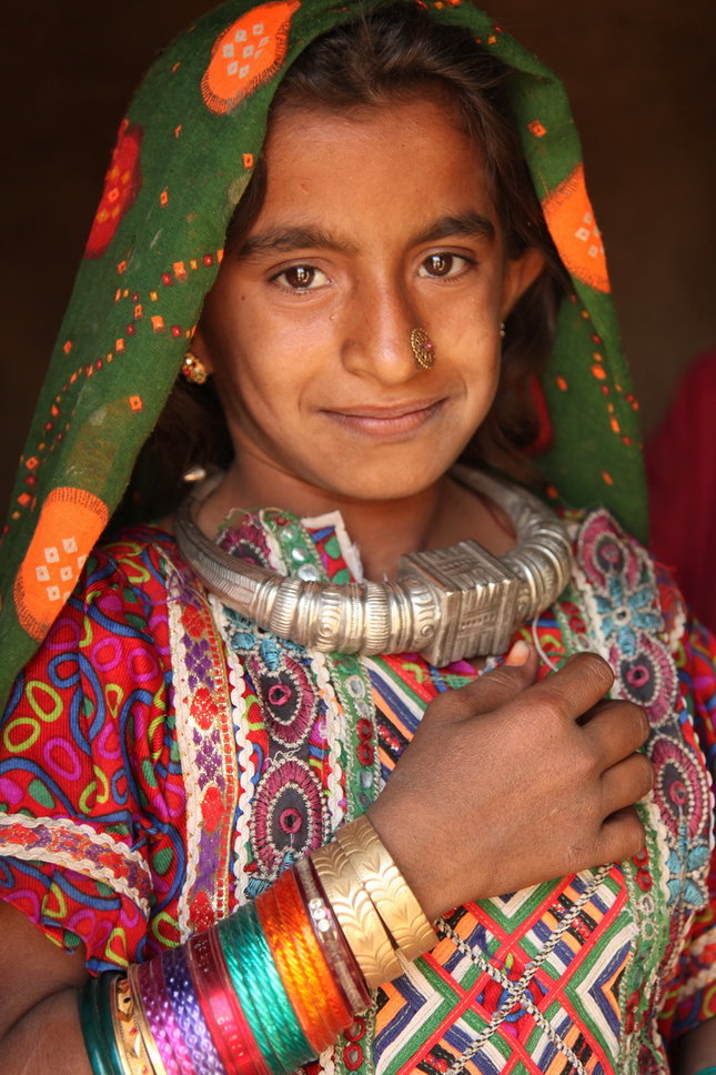 Jat tribe little girl