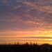 Západ slnka z môjho okna :-)