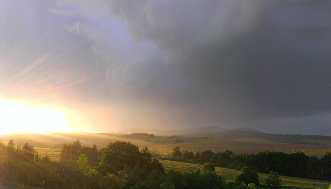 slnečná búrka