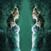 under water