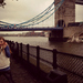 Útok čajky pri Tower Bridge - momentka iphoneom 5