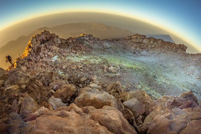 Kráter sopky Teide