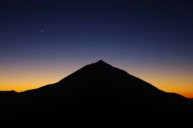 Teide, Mesiac a Venuša