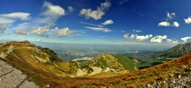 Panorama z Kasprovho vrchu