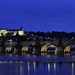 prague in blue