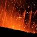 Erupcia z blizka