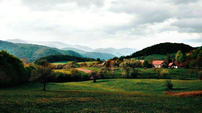 Dedinka v údolí