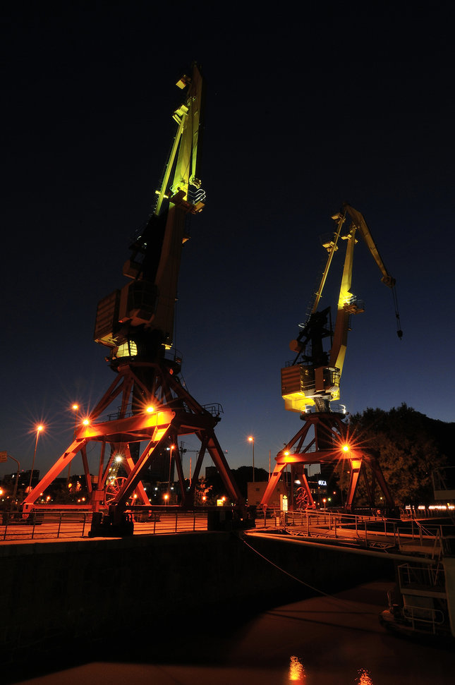 Večer v Puerto Madero