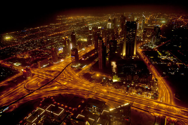 Dubai z Burj Kalifa