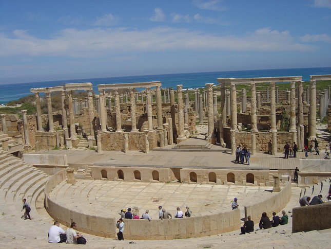 The Picture is Leptis Magna in Libya.