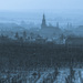 Zima v modranských vinohradoch