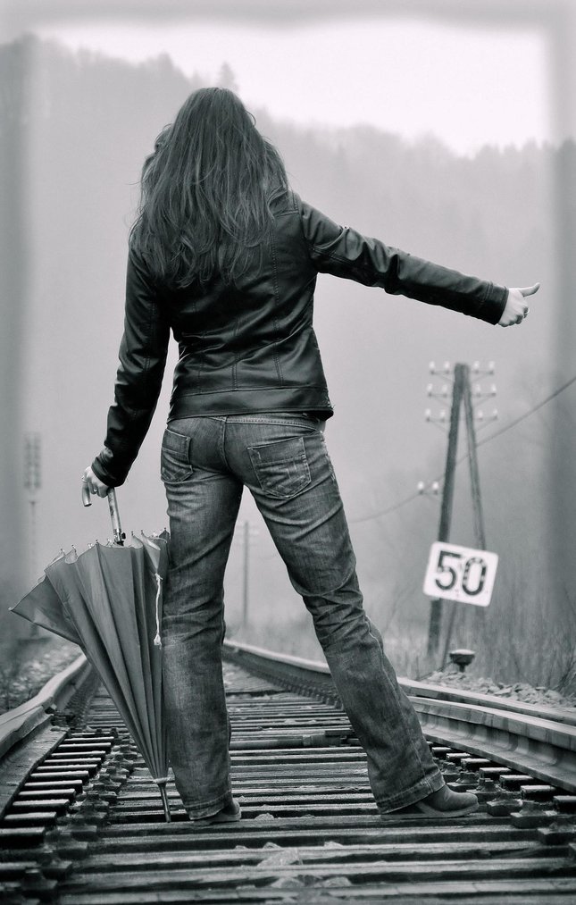 By train...