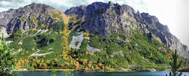 Jeseň v Tatrách - Popradské pleso