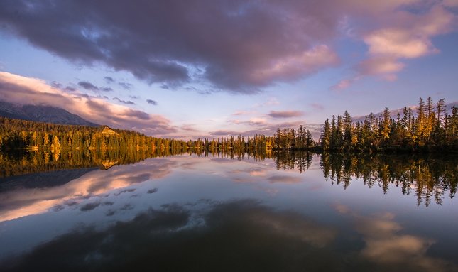 sunset lake