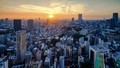 Tokijský západ slnka