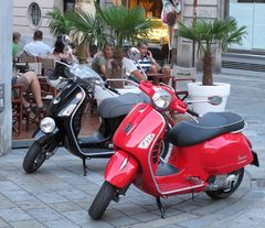 Vespa v BA na korze