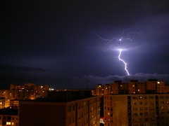 Blesk nad Bratislavou