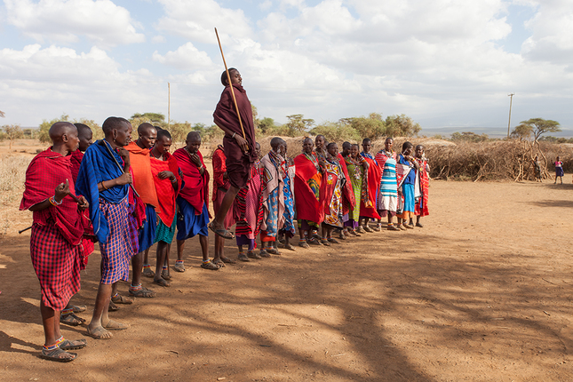 masajská vesnice