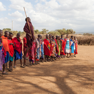 masajská vesnice