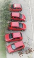Parking in red