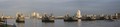 Thames Barrier London, panorama