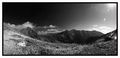 Západné Tatry - Panoráma B&W