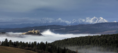 Spišský hrad a Tatry