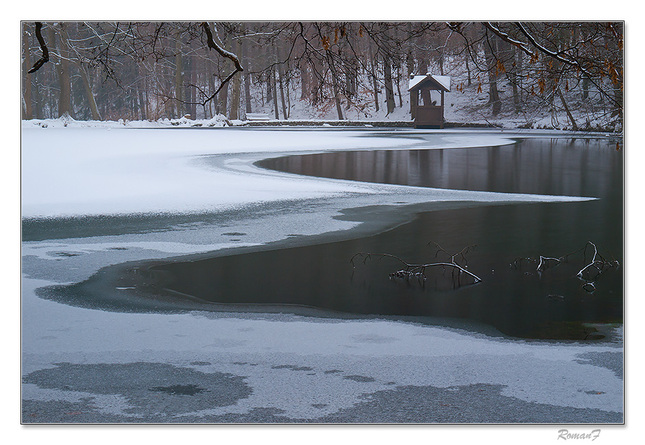 Veľké jazierko v zime
