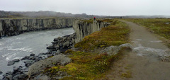 Cesta k vodopádu na Islande