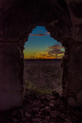 Dusk from the castle ruins