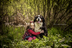 GIRL and DOG