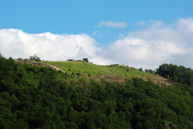 Pustý hrad - pohľad zo severu