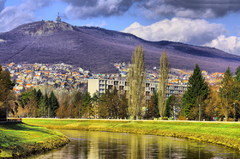 Mesto pod Zoborom.