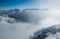 Vysoké Tatry z Veľkej Kamenistej