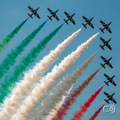 Frecce tricolori v akciii