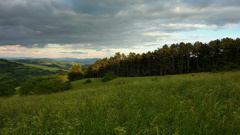 západ slnka nad Lednicou