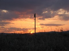 zapad slnka na vrchole