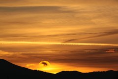 sunset pred novembrovým splnom