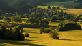 Podvečer nad dedinou.