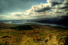Vystup na Ben Lomond