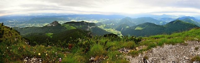 panoráma z Veľkého Rozsutca